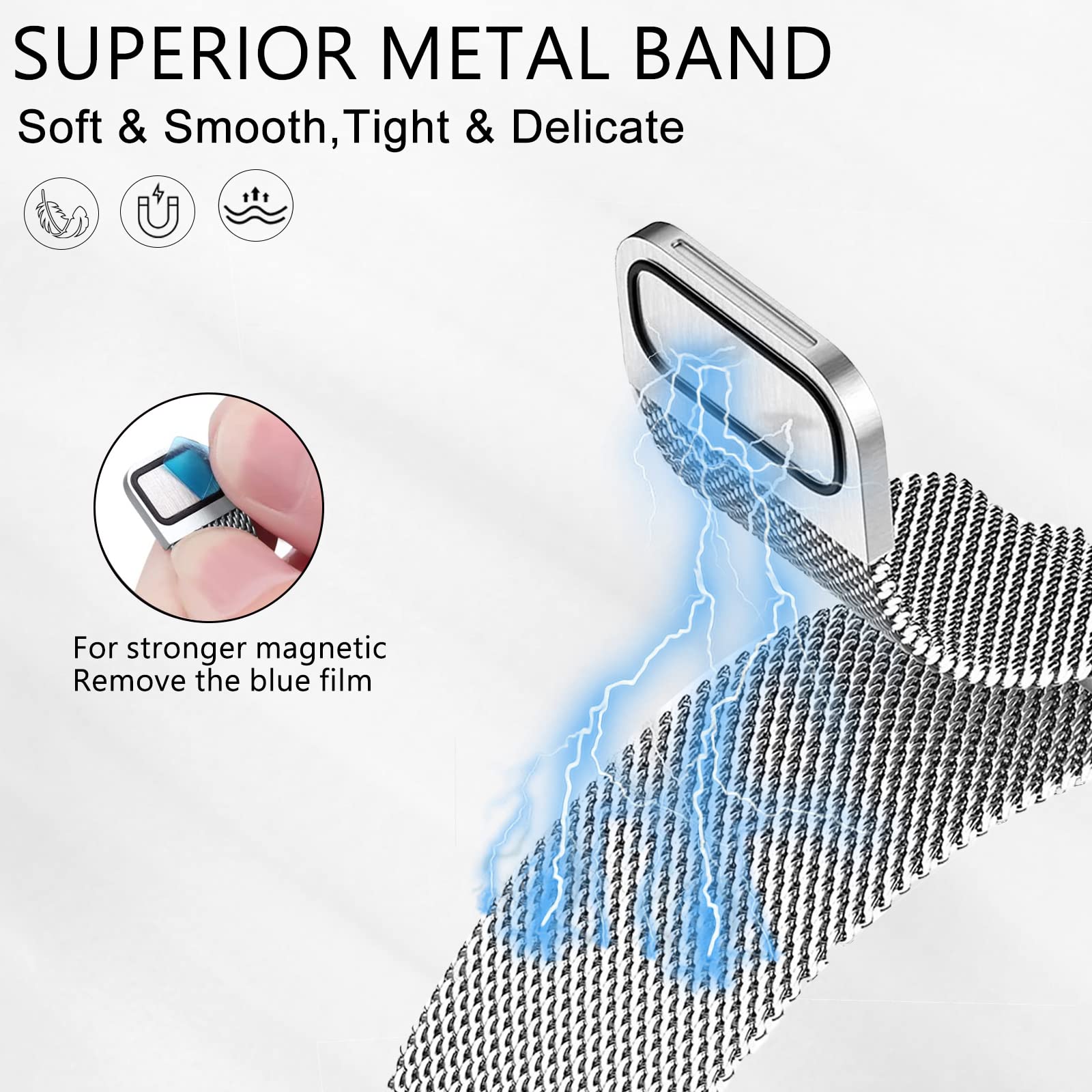 Milanese loop For fitbit charg - Milanese Loop Magnetic recension och pris