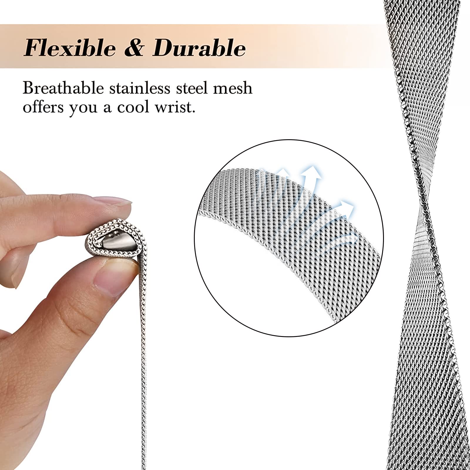 Milanese loop For fitbit charg - Milanese Loop Magnetic recension och pris