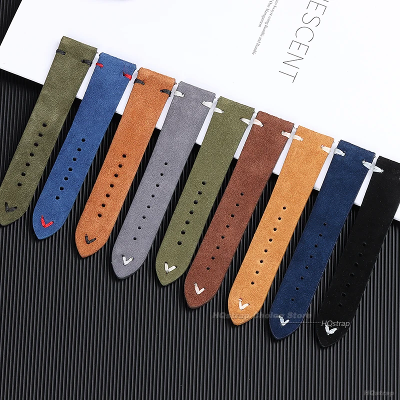 18mm 20mm 22mm High Quality Su - Suede Strap Watch recension och pris