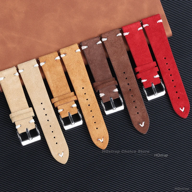 18mm 20mm 22mm High Quality Su - Suede Strap Watch recension och pris