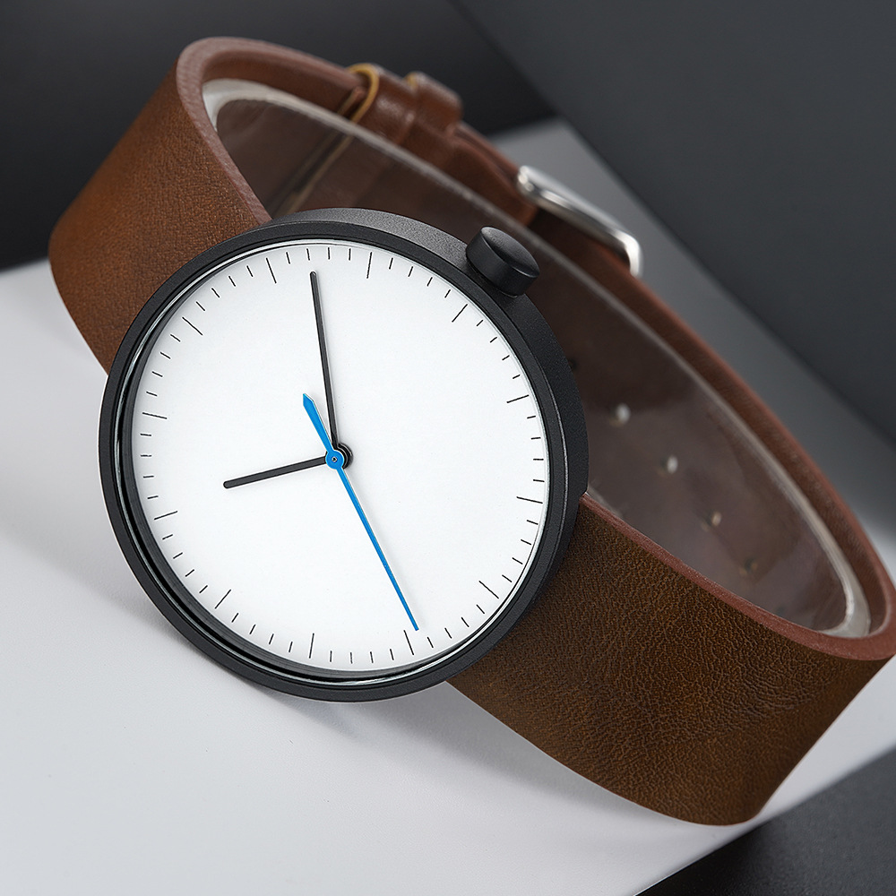 UTHAI Watch Men Simple Trendy  - Leather Watch Band Men recension och pris
