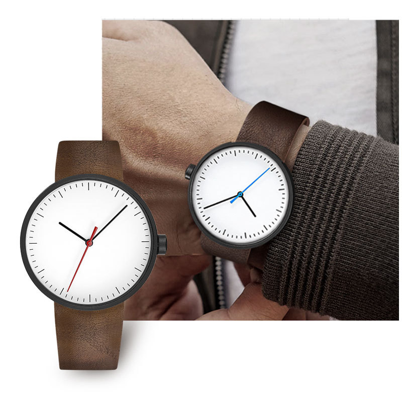 UTHAI Watch Men Simple Trendy  - Leather Watch Band Men recension och pris