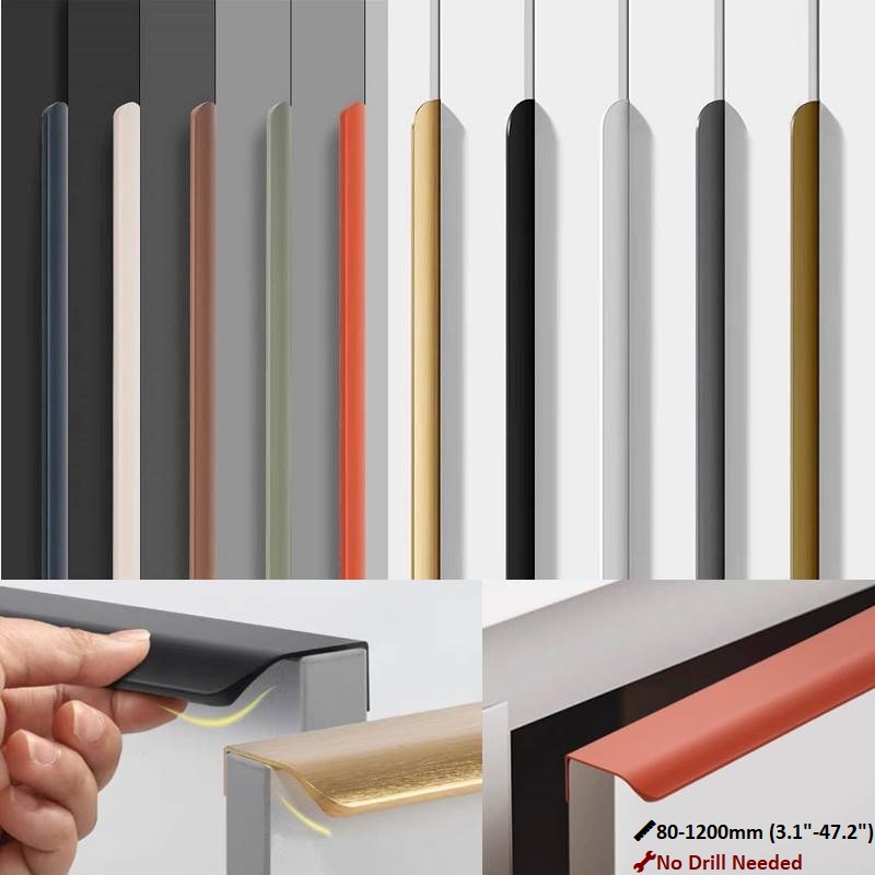 80mm-1200mm Invisible Aluminum - Curved Spring Bar recension och pris